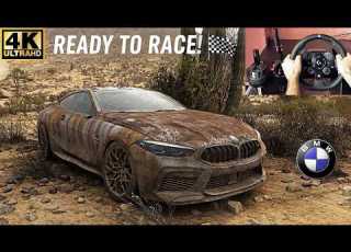 RESTORED RACED VS HYPERCARS BMW M8 F92 COMPETITION Forza Horizon 5 Steering Wheel Gameplay
