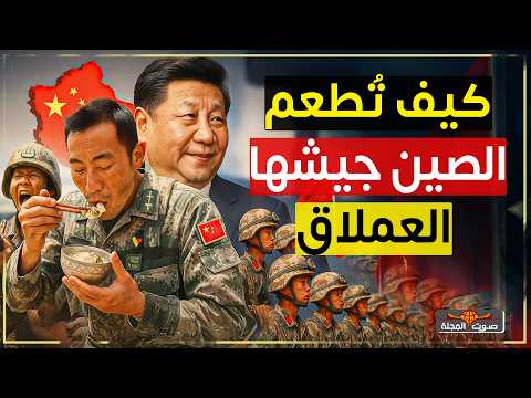 كيف تطعم الصين 2 مليون جندي من جيشها العملاق 3 مرات يوميا