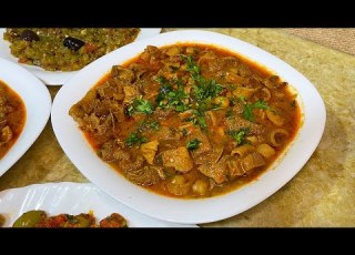  شكمبة او بكبوكة خاثرة و محرحرة على أصولها