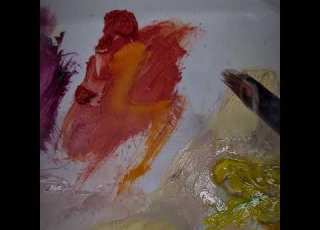  Creating A Flowers In Oil On Canvas