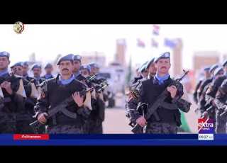 الرئيس الصومالي ووزير الدفاع يشهدان اصطفاف القوات المصرية المشاركة ببعثة الاتحاد الأفريقي بالصومال