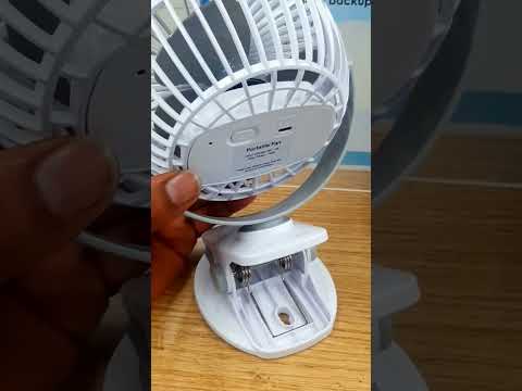 Bajaj Mini Personal Portable Table And Wall Fan 949 4 Hours Battery Backup Shortsvideo Viral