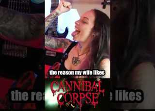 My Wife LOVES CANNIBAL CORPSE Archspire Guitar Staytech Metal Cannibalcorpse Deathmetal