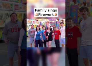 Family Sings FIREWORK By Katy Perry