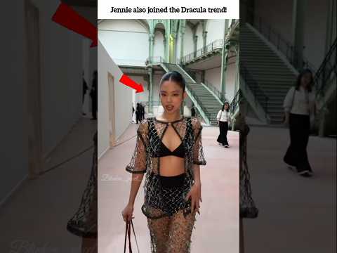 Jennie Joined Dracula Trend Blackpink Jennie Dracula