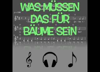 Shorts Lied Was Müssen Das Für Bäume Sein Kinderlied Tiere Melodie Akkorde Noten Text