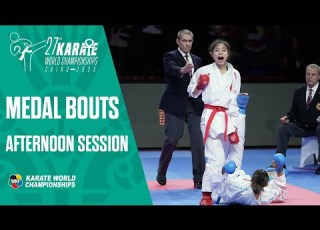  Karate World Championships Final And Bronze Medals Bouts Afternoon Session