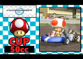  Mario Kart Wii Mushroom Cup 50cc Episode 1