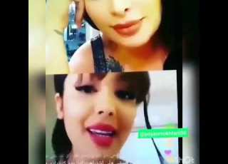 دعوای نیلی با شاخ اینستاگرام دنیا جهانبخت