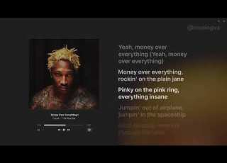  MONEY OVER EVERYTHING FUTURE LYRICS