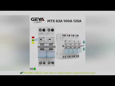 GEYA GYHO9 Manual Transfer Switch NEW Design With Indicator 63A 100A 125A MTS Dual Power Manual Conv