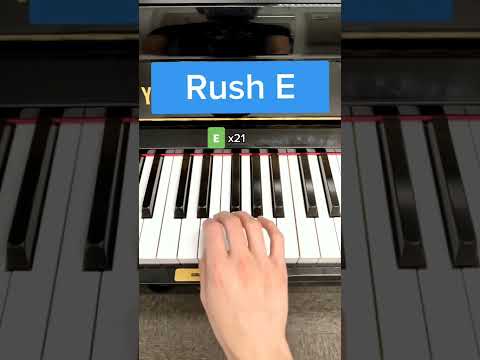 RUSH E How To Play On Piano PART 1