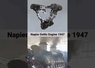  Napier Deltic Engine 1947 Working Principle Old Train Engine Automobile Technology Trainengine