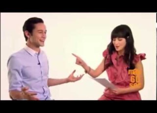 60 Seconds With Zooey Deschanel And Joseph Gordon Levitt 2013 HD