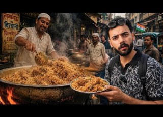  عراقي يجرب اكل شوارع الهند لاول مره ماتوقعت الطعم