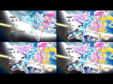 ハートキャッチプリキュア OP比較