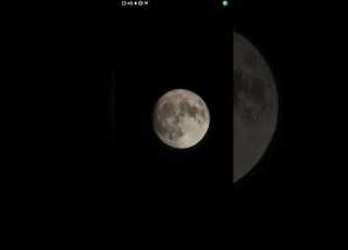 تجربة تصوير القمر بموبايل هونر ماجيك 7 برو
