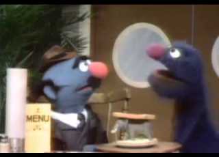  Classic Sesame Street Fat Blue A K A Simon Soundman Orders A Sandwich