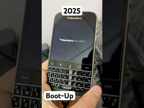 BlackBerry Classic Q20 Boot Up In 2025 Blackberry