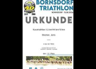  40JahreBornsdorfTriathlon Olympische Distanz Am 15 08 2026