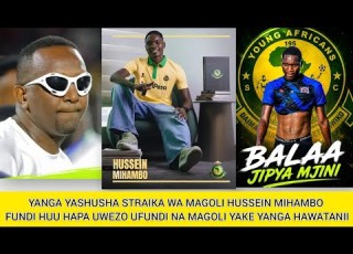  LIVE YOUNG AFRICANS UNVEIL HUSSEIN MIHAMBO THE GOAL SCORING STRIKER HERE IS HIS ABILITY GOAL
