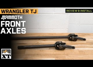 Jeep Wrangler TJ Mammoth Dana 30 Front Axles Review Install