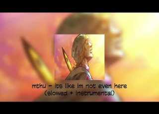 Mthu Its Like Im Not Even Here Slowed Instrumental