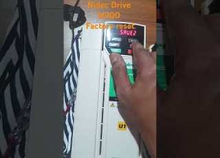 Nidec Drive Factory Default Setting Factory Reset Setting Control Techniques Vfd Nidecdrives