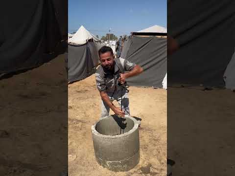 حفر الآبار في غزة
