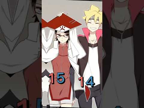 Boruto X Sarada Borusara Love Ages Shorts Boruto Naruto Anime Fyp Love Lovestory