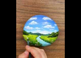 Stone Painting Stonepainting Stoneart Acrylicpainting Easy Diy Art Artist Howtomake Suvenya
