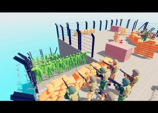 Zombie 100 Units Vs Army Totally Accurate Battle Simulator TABS