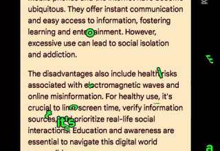 فقرة إيجابيات و سلبيات الهاتف النقال و الانترنت سنة رابعة متوسط BEM بالعربية و الانجليزية و الفرنسية