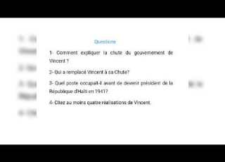  Histoire Réalisations Et Fin Du Gouvernement De Vincent