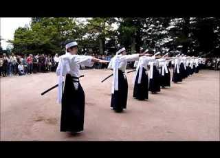 白虎隊 歌と詩吟 熱唱 剣舞 会津少年隊