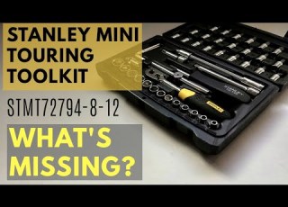 STANLEY MINI TOOLKIT FOR TOURING STANLEY STMT72794 8 12 1 4 Drive Metric Socket Set Review
