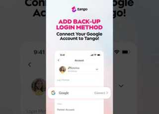 Connect Your Google Account To Tango
