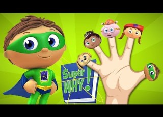 Super WHY Finger Family Nursery Rhymes For Children Rhymes