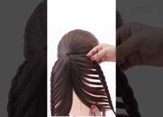 Peacock Hairstyle For Long Hair Hairstyle Diyhairstyle