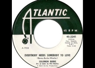  Everybody Needs Somebody To Love 1964 Solomon Burke Trade Martin On Guitar