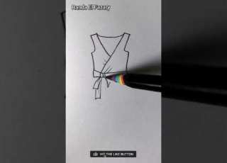 رسم فستان من حرف Y Draw A Dress From Letter Y