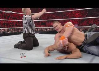  WWE Champion John Cena Vs NXT Rookie David Otunga