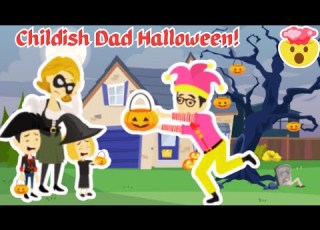  Kindischer Vater Benimmt Sich An Halloween Daneben Süßes Oder Saures Freche Sofie