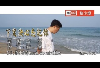 大哲 下定決心忘記你 正式版 1080P KTV 大哲 下定決心忘記你 正式版 1080P KTV