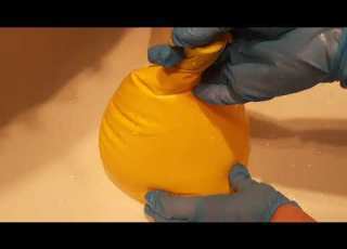  ASMR Very Big Yellow Balloon