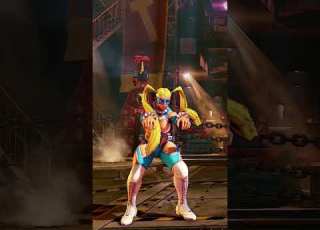 Street Fighter R Mika Win Poses Taunt