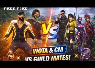  WOTA CM VS 4 GUILD MEMBERS CAN WE WIN THE MATCH WATCH FULL VIDEO FREEFIRE MOBILE PLAYER