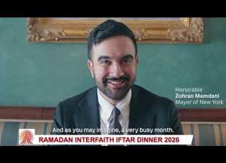 Videobotschaft Des New Yorker Bürgermeisters Zohran Mamdani An Das JWF Ramadan Interfaith Iftar D