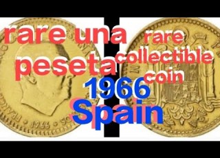  1 Peseta 1966 1975 Rare Coin From Catalog Price Update Short