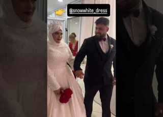 ملاك جريو بالفستان الزفاف الله يبارك ملاك جريو